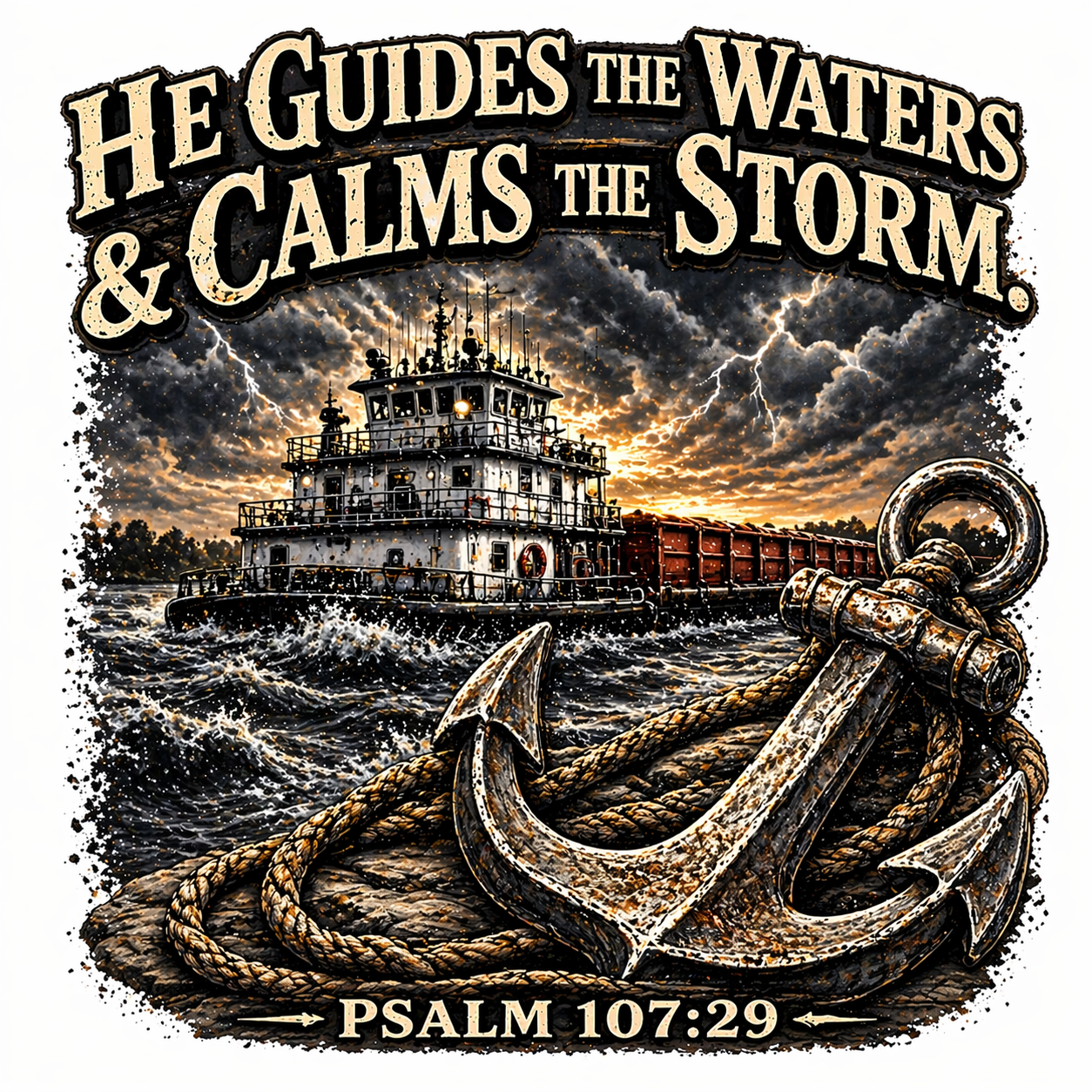 Mens towboat line
