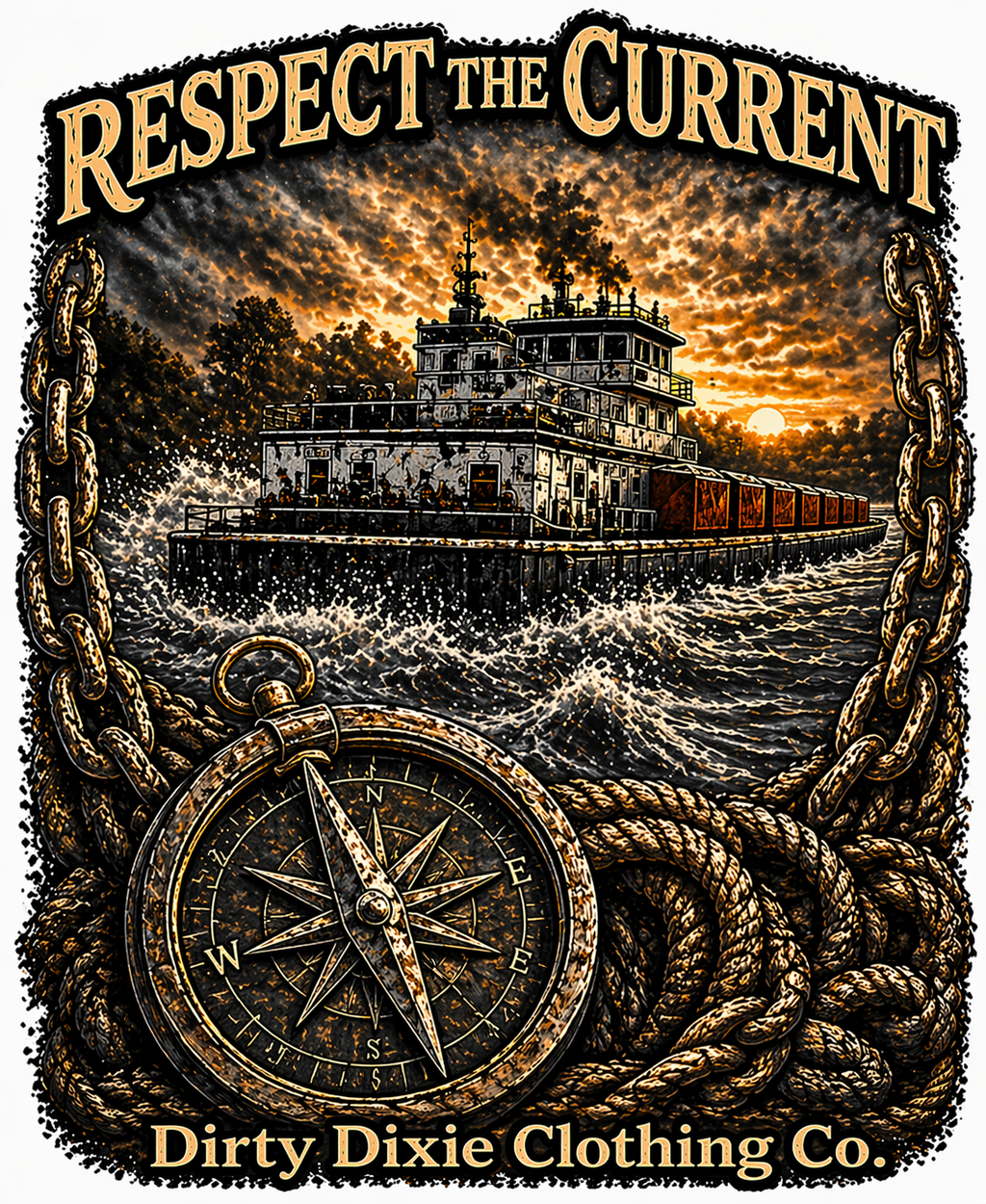 Mens towboat line