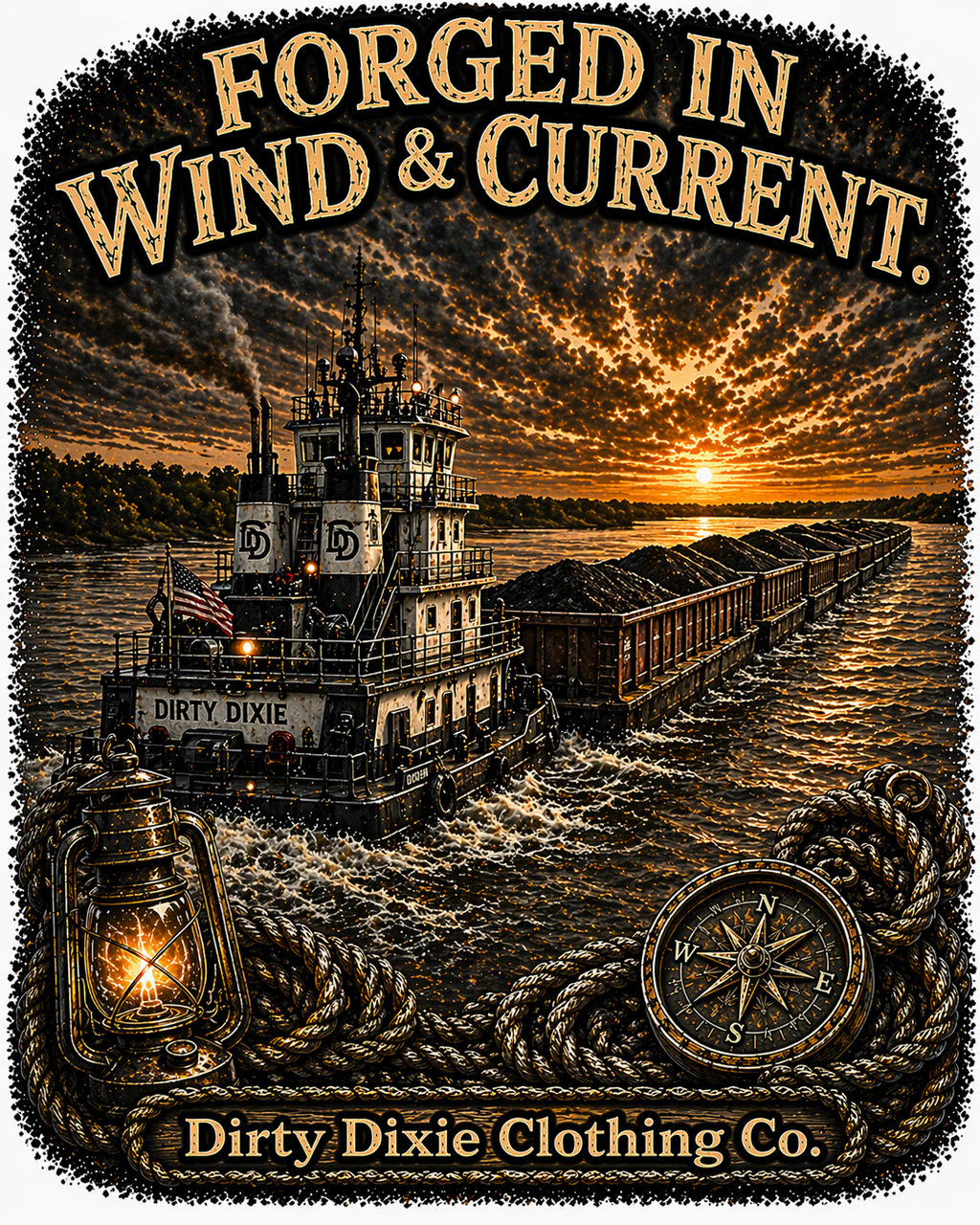 Mens towboat line
