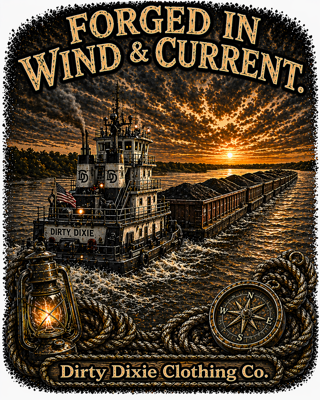 Mens towboat line