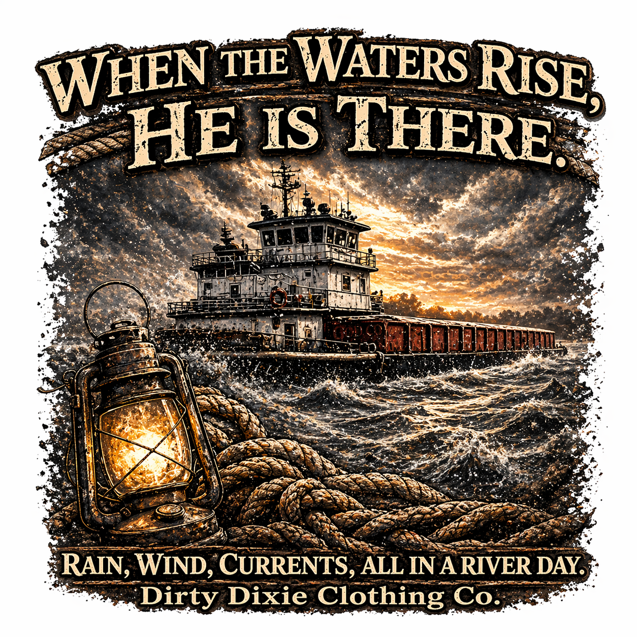 Mens towboat line
