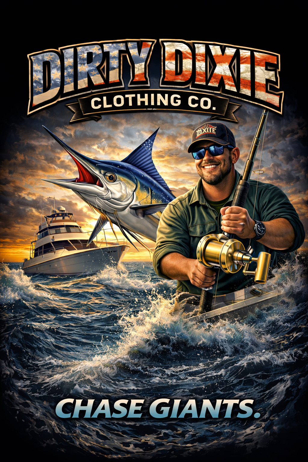 Mens offshore/inland fishing line