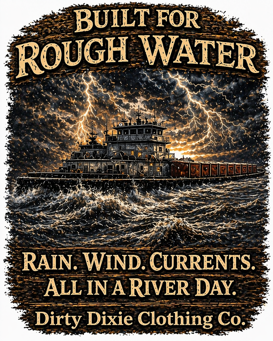 Mens towboat line