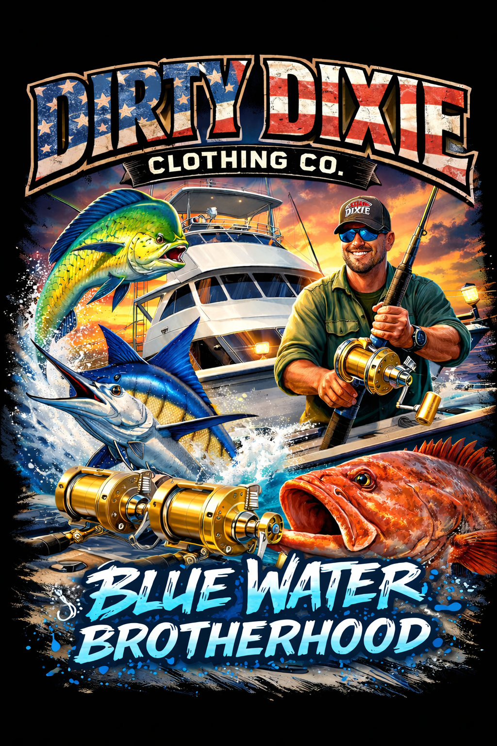 Mens offshore/inland fishing line
